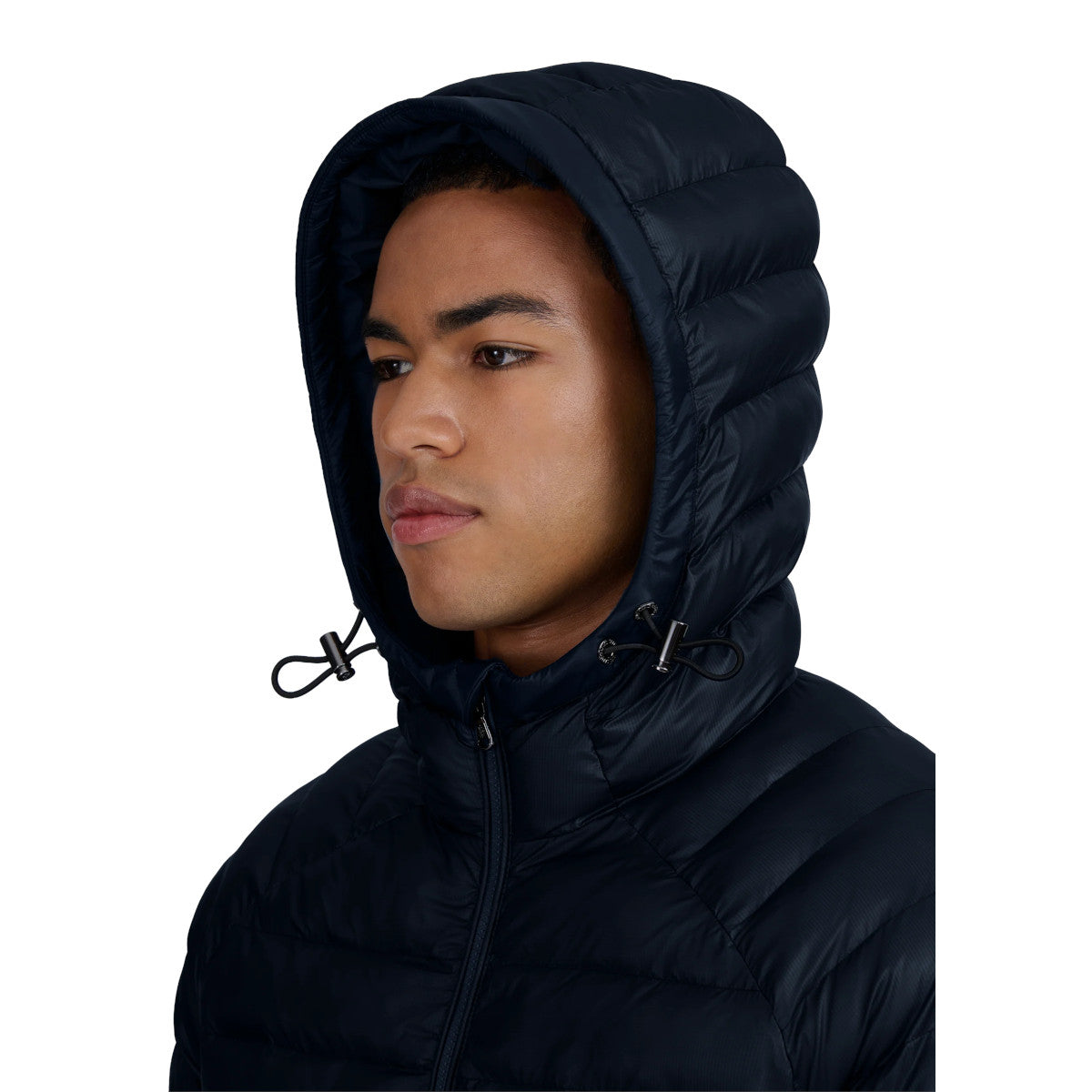 Sandbanks Ragland Hooded Micro Puffer Navy