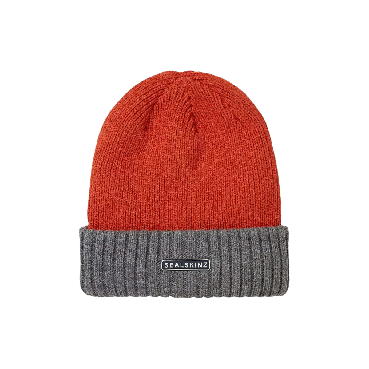 Sealskinz Bacton Beanie Orange/Grey