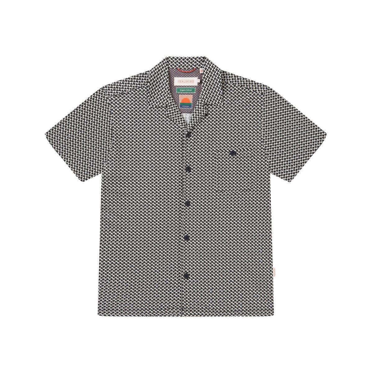 Sealskinz Bexwell Jersey Printed Shirt Dark Navy