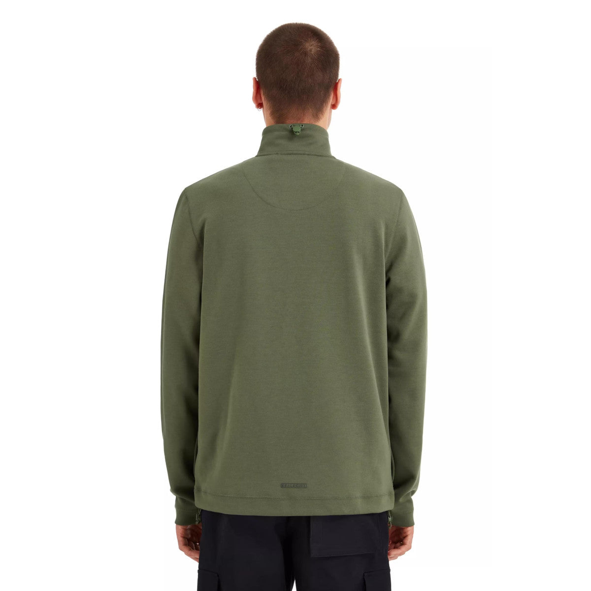 Sealskinz Bunwell Half Zip Funnel Sweatshirt Olive