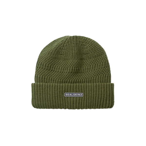 SealskinzGressenhallTexturedStripeBeanieOlive__1