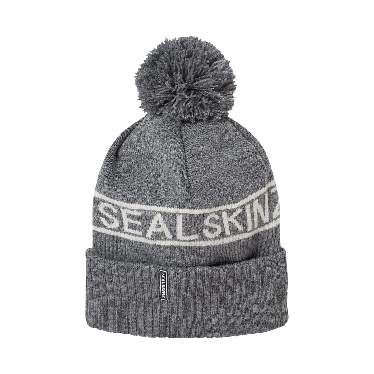 Sealskinz Heacham Bobble Hat Dark Grey/Cream