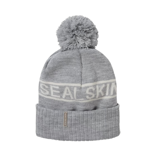 Sealskinz Heacham Bobble Hat Grey/Cream