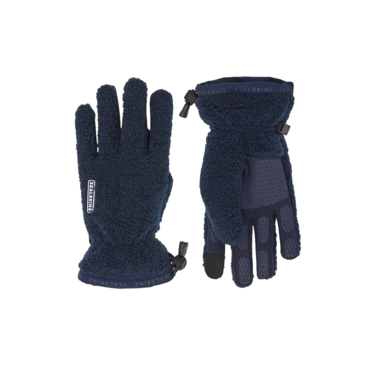 SealskinzHovetonSherpaFleeceGlovesNavy__1
