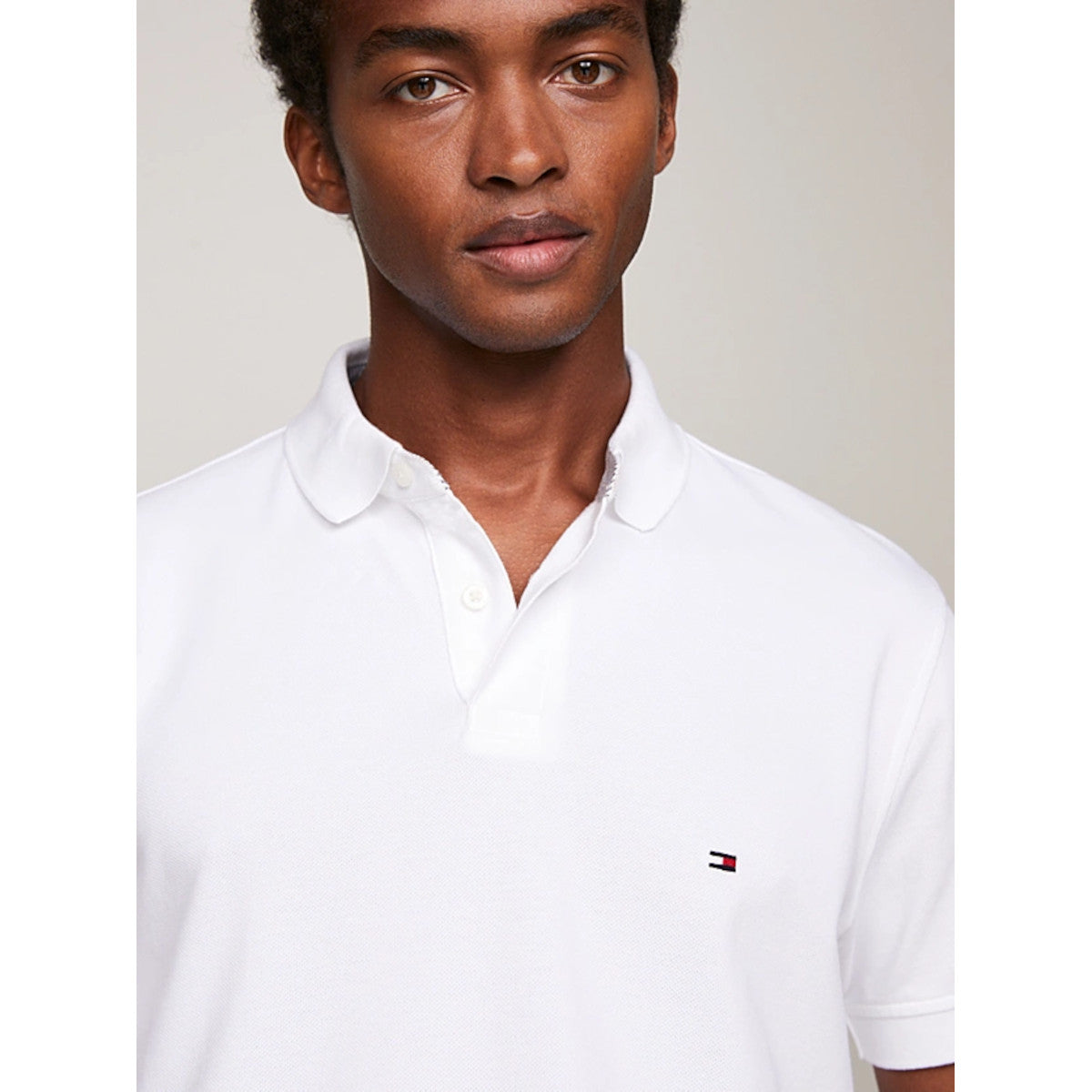 Tommy Hilfiger Core 1985 Reg Polo Shirt YBR White