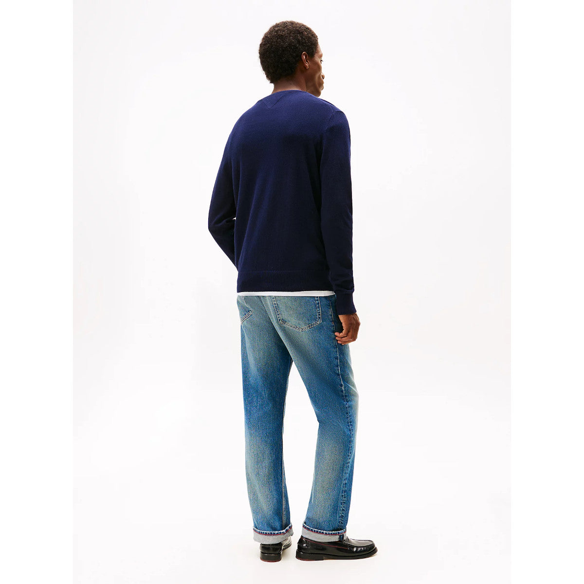 Tommy Hilfiger Crew Neck Sweater with Cashmere DW5  Desert Sky