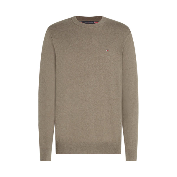 Tommy Hilfiger Crew Neck Sweater with Cashmere HI3 Coastal Taupe