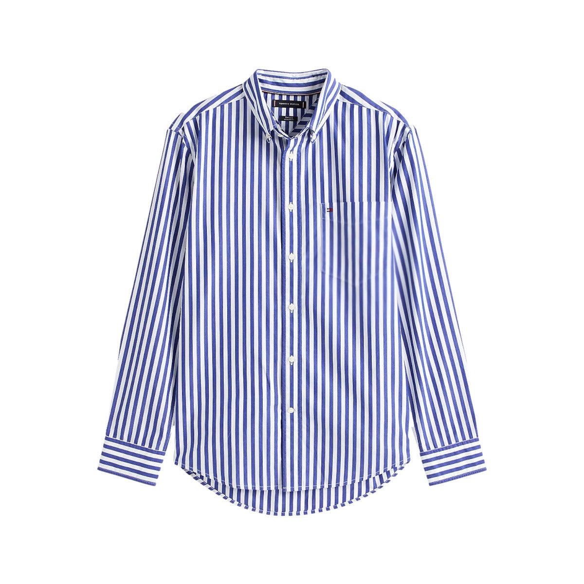 Tommy Hilfiger Flex Poplin Bold Stripe Shirt  0A4 Wedge Blue/Stripe