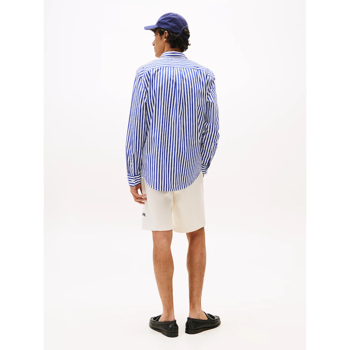 Tommy Hilfiger Flex Poplin Bold Stripe Shirt  0A4 Wedge Blue/Stripe