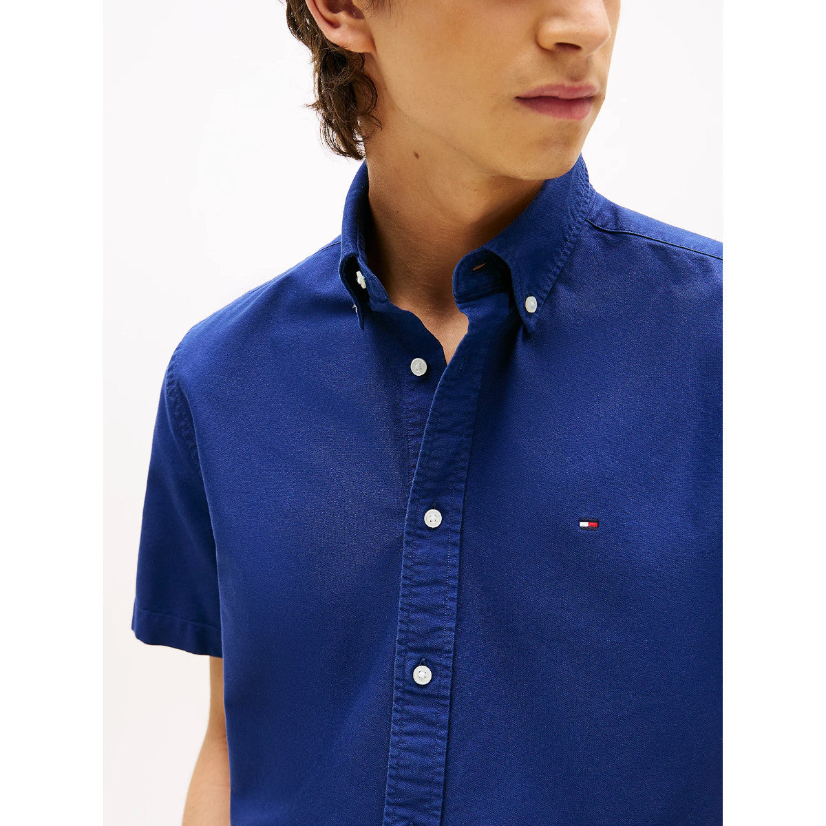Tommy Hilfiger GMD Oxford SS RF Shirt C7G  Preppy Navy