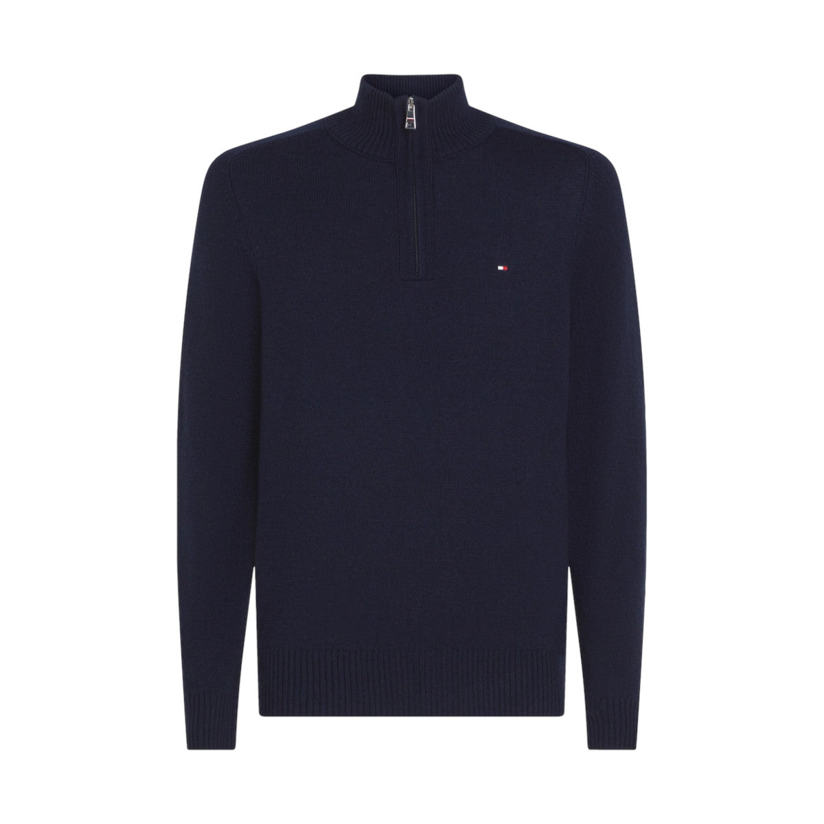 Tommy Hilfiger Lambswool Half Zip Sweater DW5  Desert Sky