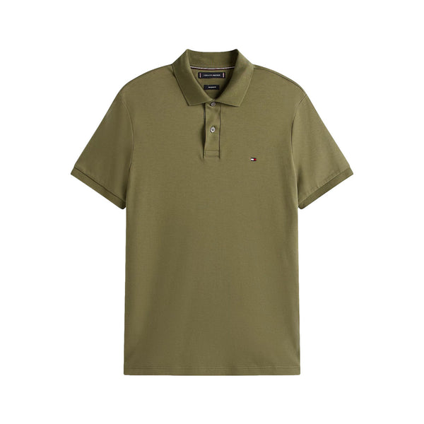 Tommy Hilfiger Liquid Cotton Reg Polo Shirt PLI Battle Green