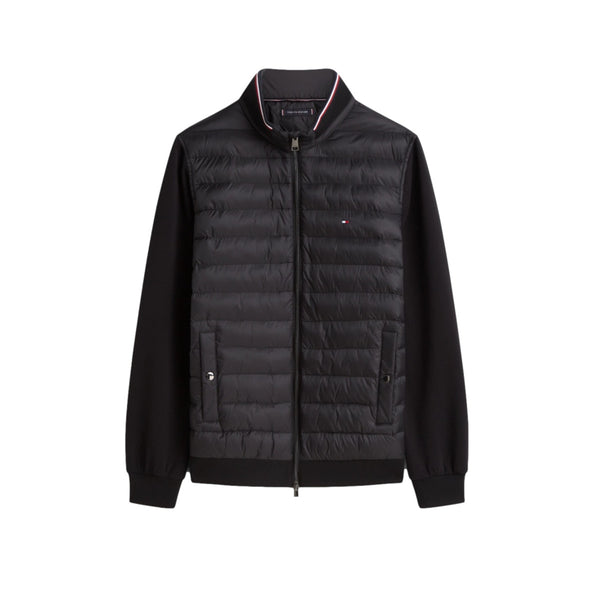 Tommy Hilfiger Mix Media Ess RWB Stand Collar BDS Black