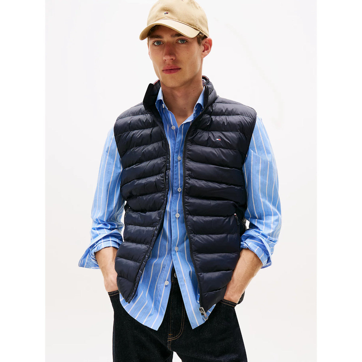 Tommy Hilfiger Packable Recycled Vest DW5  Desert Sky