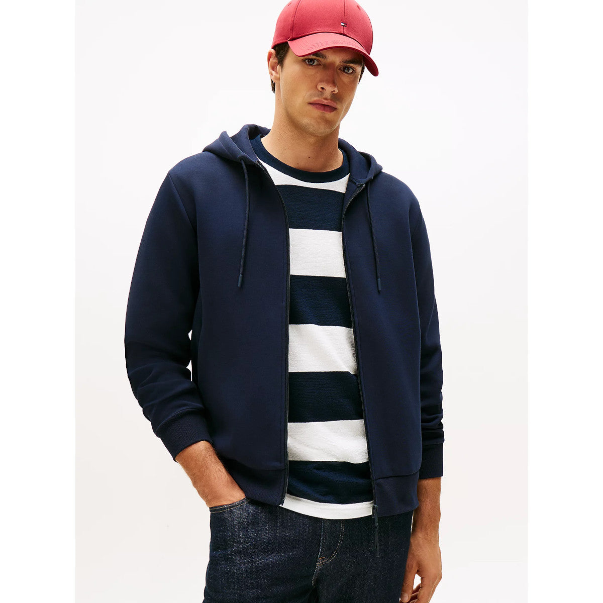 Tommy Hilfiger Performance Zip Through Hoody DW5  Desert Sky