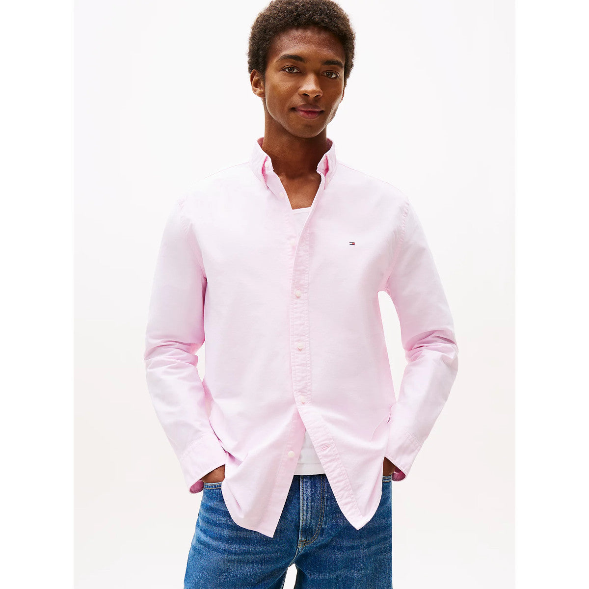 Tommy Hilfiger Solid Heritage Oxford RF Shirt TOR Rose Petal