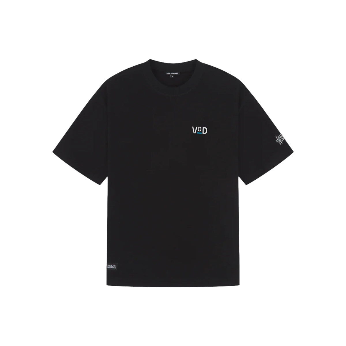 Voice Of Defiance White Lines Cherry T-Shirt Black