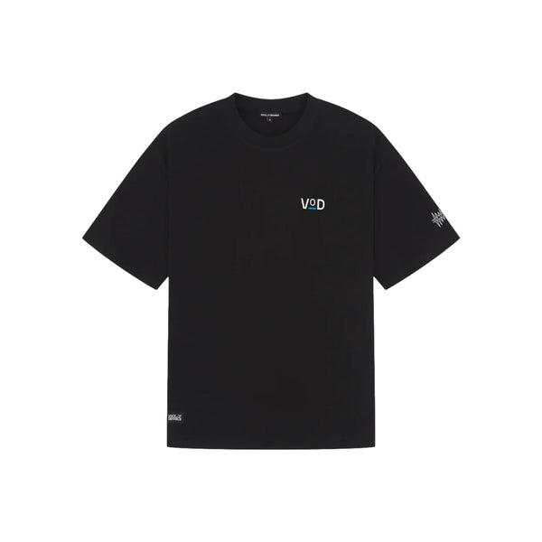 Voice Of Defiance White Lines Cherry T-Shirt Black