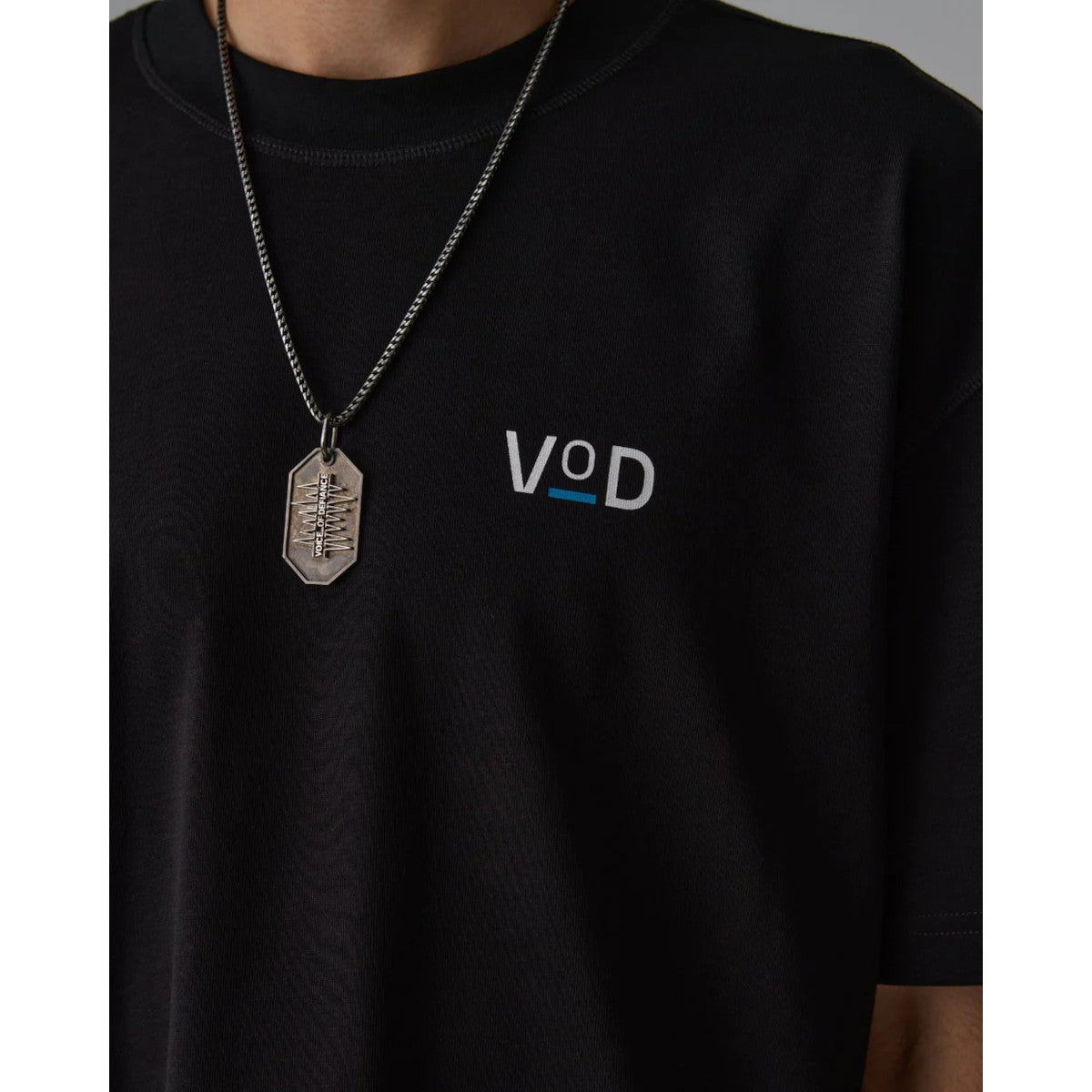Voice Of Defiance White Lines Cherry T-Shirt Black