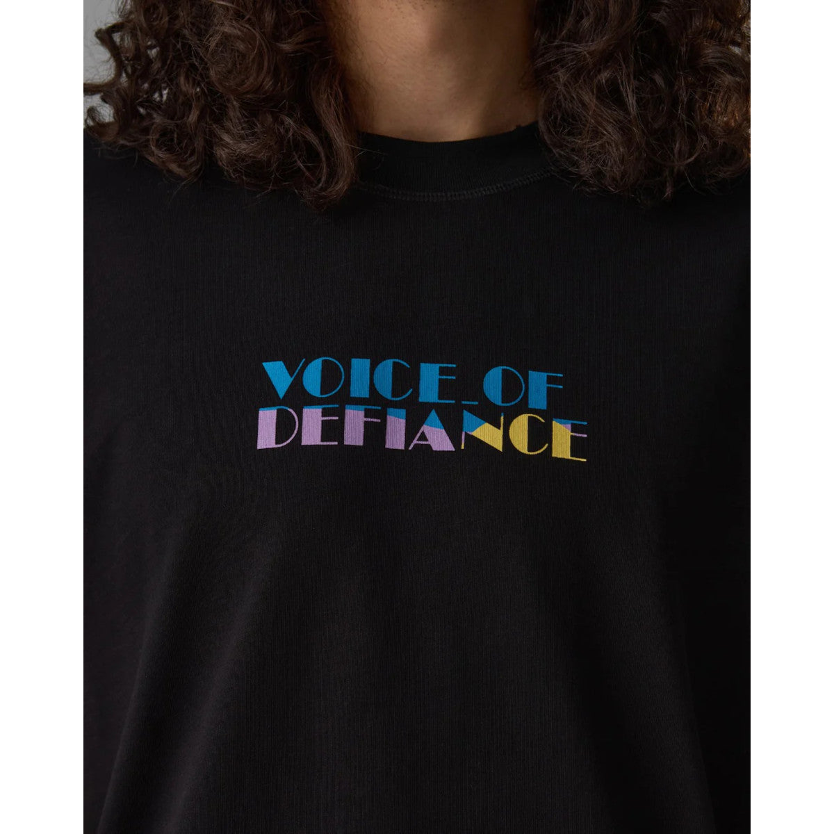 Voice Of Defiance White Lines Miami Vice T-Shirt Black