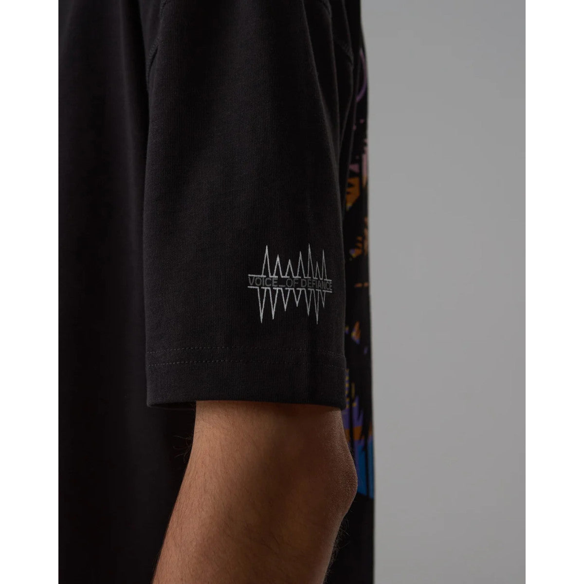 Voice Of Defiance White Lines Miami Vice T-Shirt Black