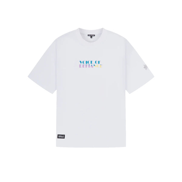 Voice Of Defiance White Lines Miami Vice T-Shirt White