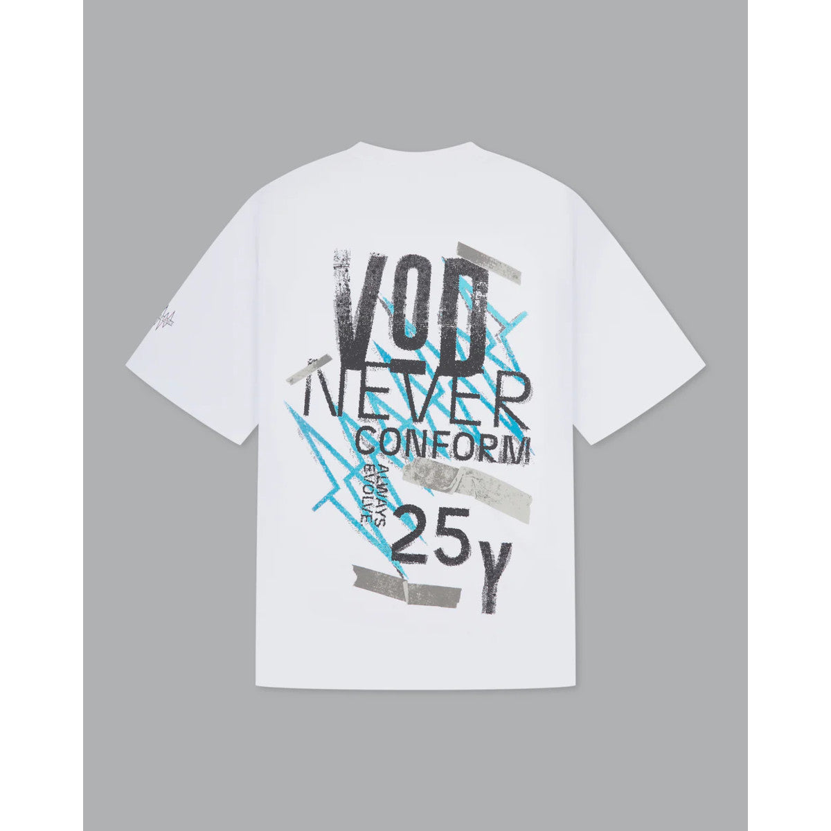 Voice Of Defiance White Lines [Y25VOD] T-Shirt White