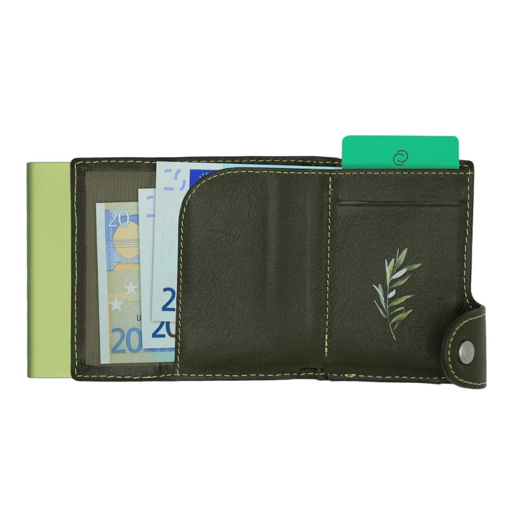 C-Secure Wallet/Cardholder Prestige Leather Green/Green