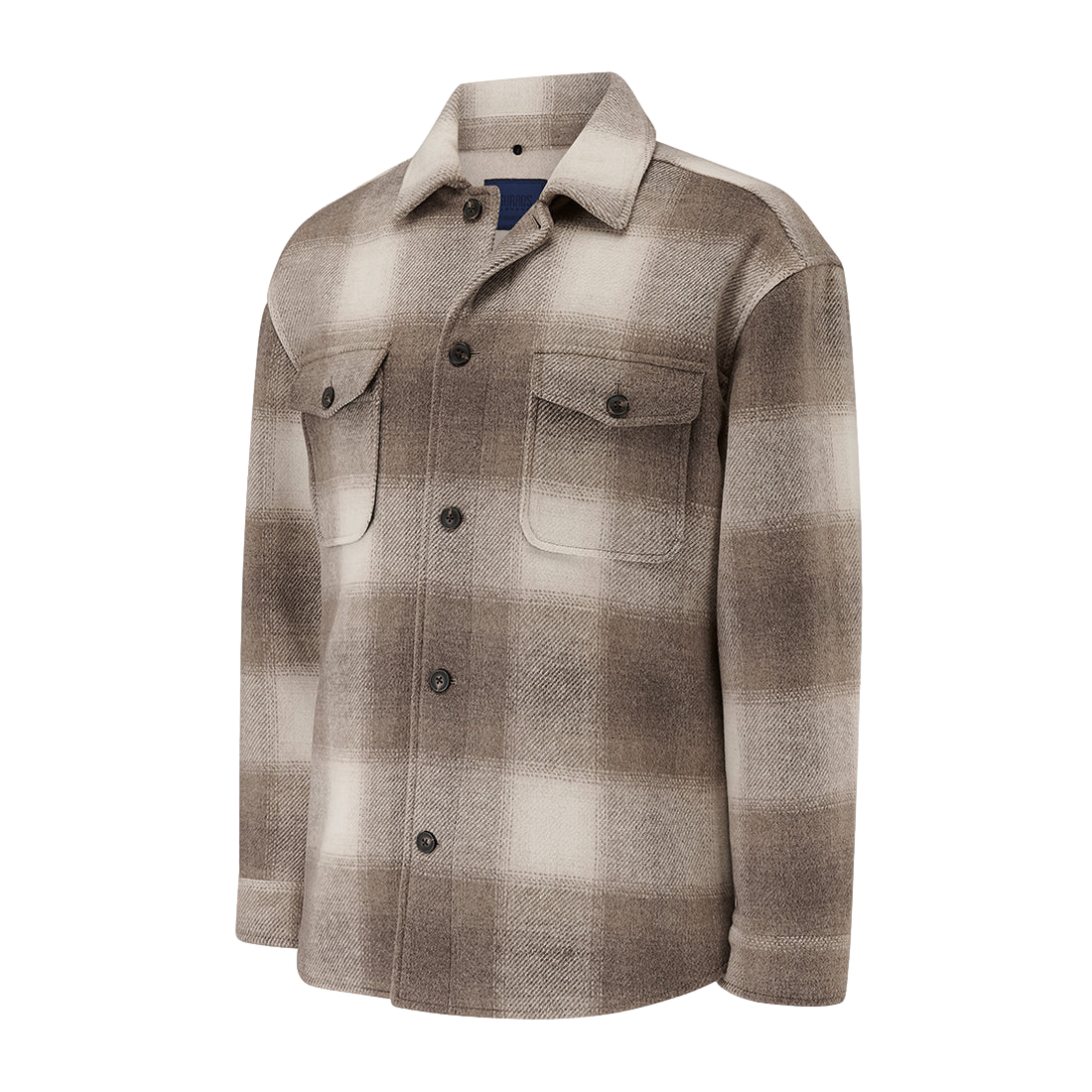 Guards London Welsh Overshirt Stone Check
