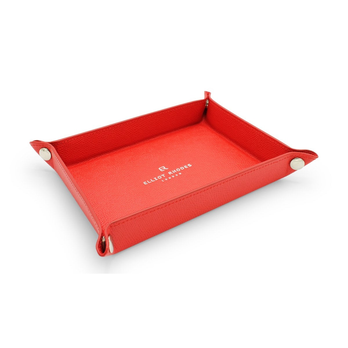 Elliot Rhodes Dauphin Leather Tray Red
