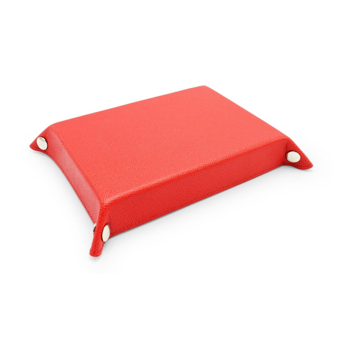 Elliot Rhodes Dauphin Leather Tray Red