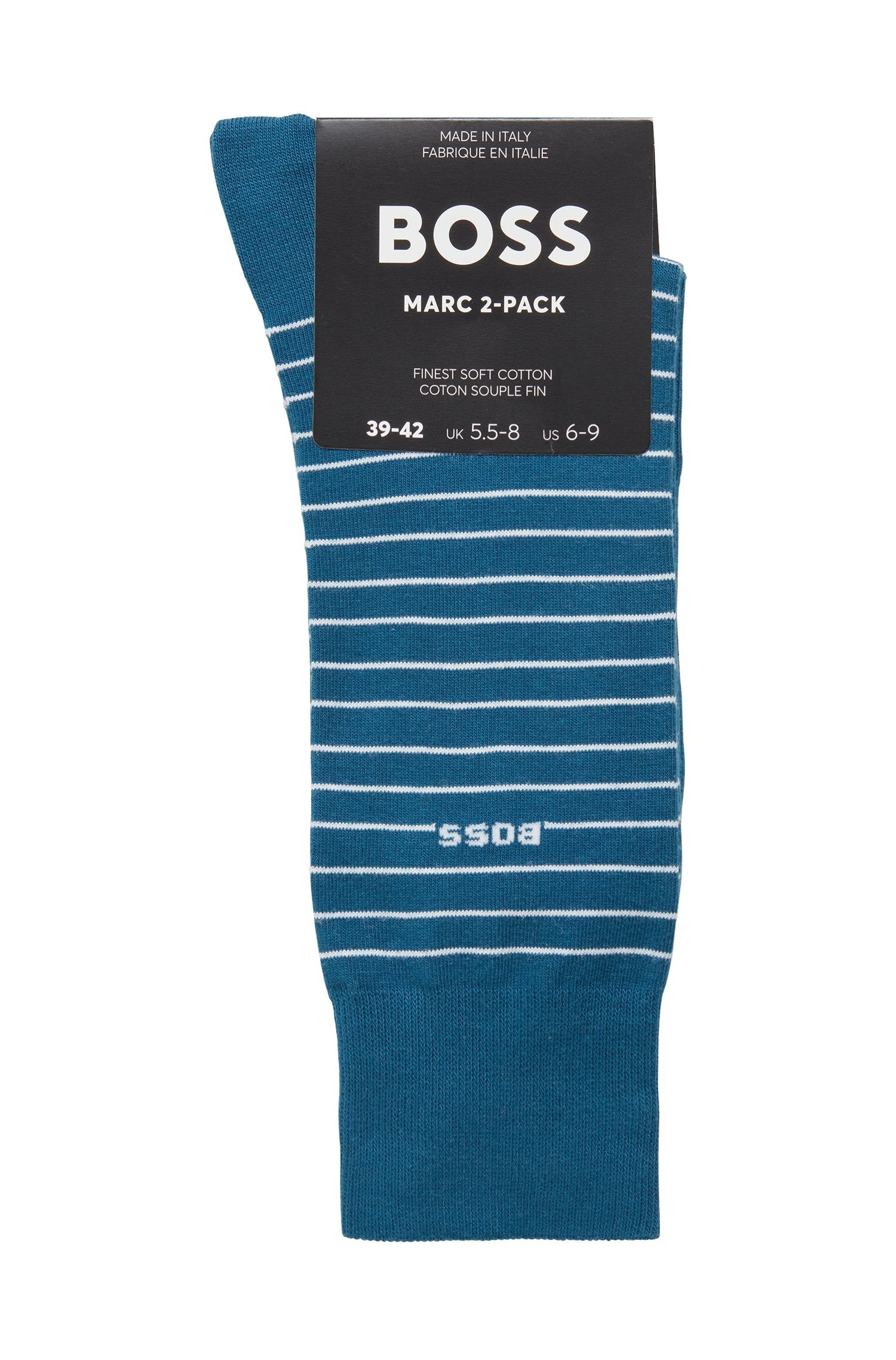 BOSS 2 Pack RS Marc Socks 492 Open Blue