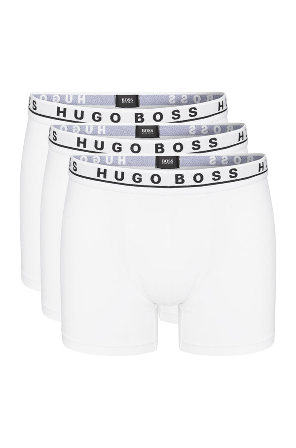 BOSS Boxer Brief 3 Pack 100 White