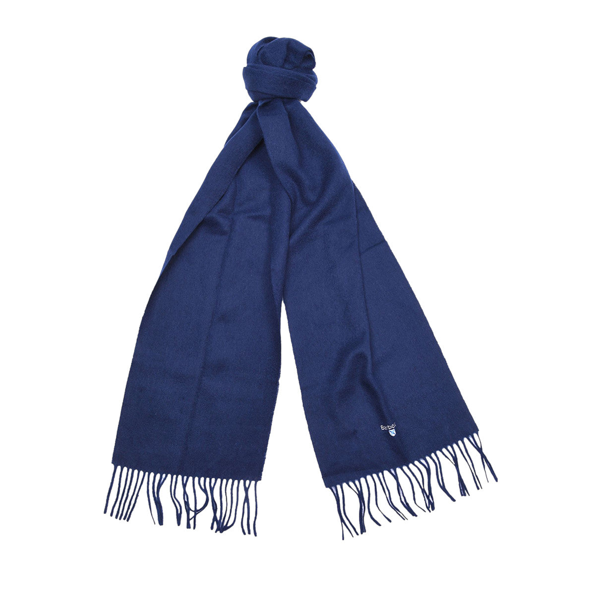 Barbour Plain Lambswool Scarf NY11 Navy