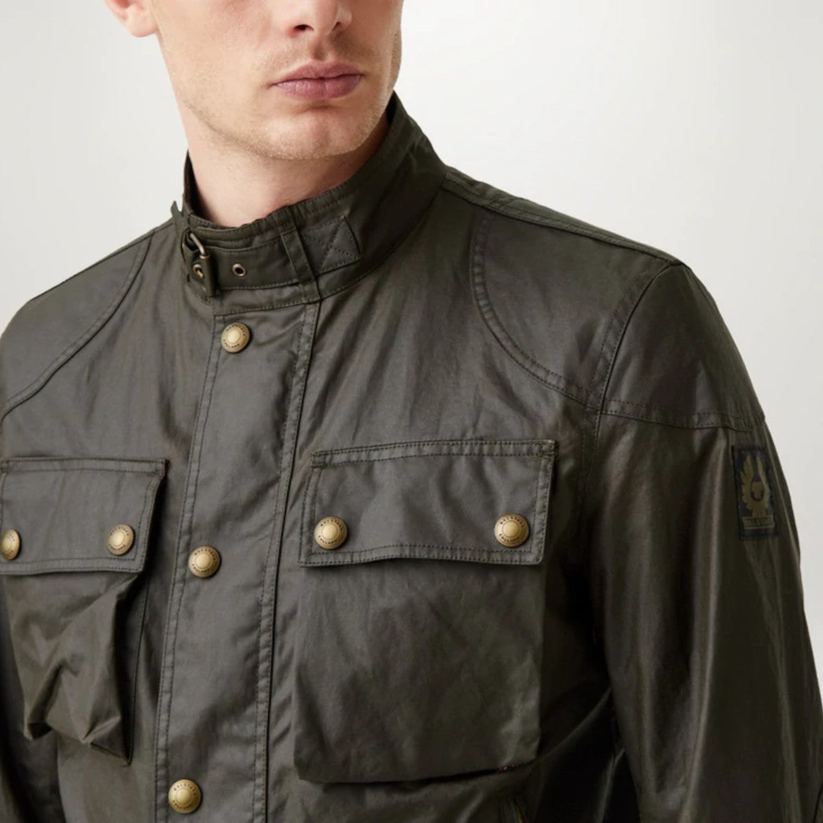 Belstaff racemaster jacket olive best sale