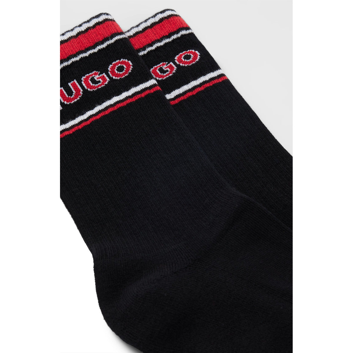 HUGO 2P QS VARSITY CC Socks 001 Black
