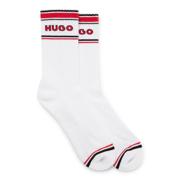 HUGO 2P QS VARSITY CC Socks 100 White