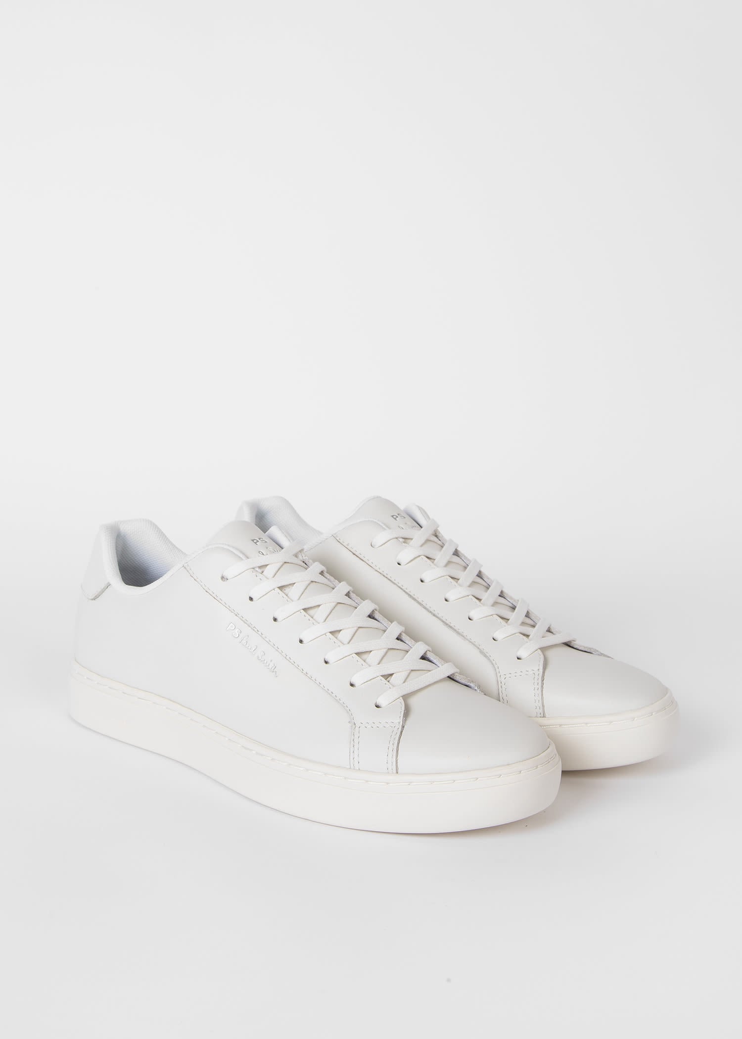 PS Paul Smith Rex White Tape Trainers 01 WHITE