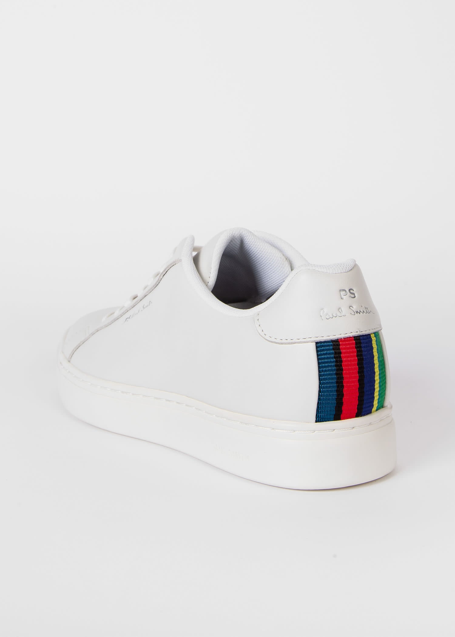 PS Paul Smith Rex White Tape Trainers 01 WHITE