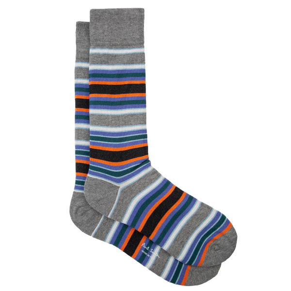 PS Paul Smith Valentino Stripe Sock 76 Grey